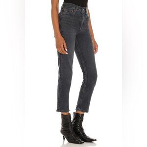 AGOLDE Riley High Rise Straight Leg Crop Jeans
